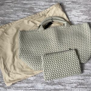NWT Naghedi St Barths Large Tote in Linen